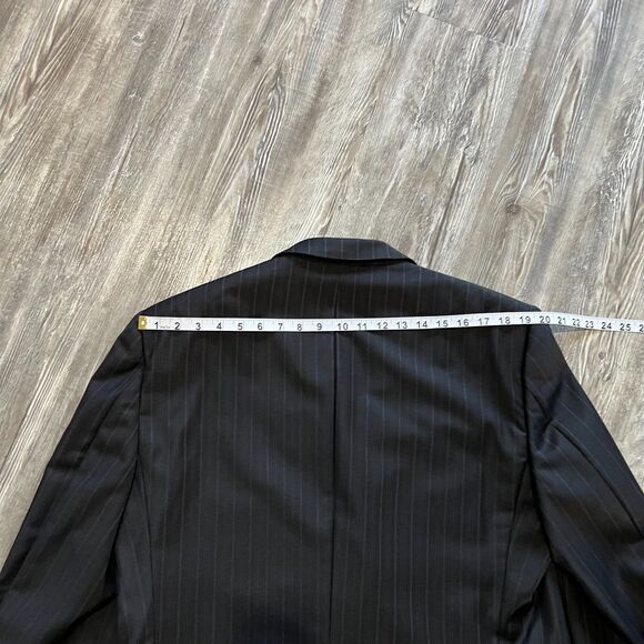 Ermenegildo Zegna Traveller Micronsphere Blazer 54R 100% Wool Pinstripe Italy - Picture 7 of 11